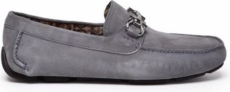 Ferragamo Parigi Eco Suede Loafer - Grey