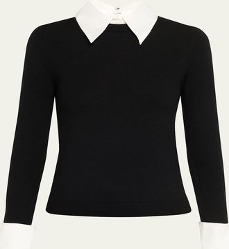 Alice & Olivia Porla Collared Sweater