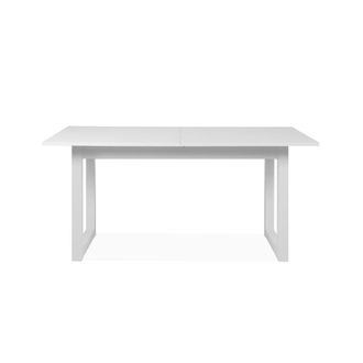 Calicosy Mesa de comedor extensible L160-200 cm - Blanco