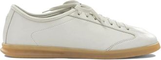 Henderson Elton Nappa Leren Sneakers - Heren - Sneakers - Wit - 40 EU - Leer - Schoenen