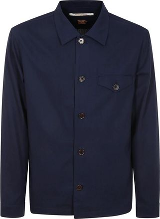 Hindustrie Light Jassen - Heren - Zomerjassen - Blauw - 2XL - Katoen - Jassen