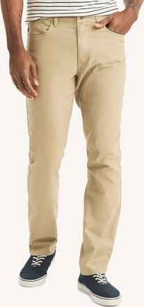 Nautica Mens Linen Flat Front Pant