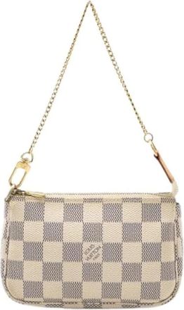 Louis Vuitton Pre-owned Mini Bags, female, Beige, Size: ONE SIZE Pre-owned Canvas louis-vuitton-bags