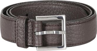 Orciani Cintura Classica Soft - Accessories - Mujer - Marr&oacute;n - 85 CM