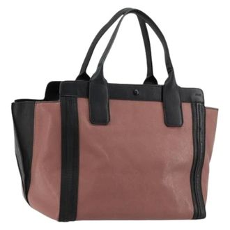Chlo&eacute; Pre-owned Hand Bag - Dames - Pre-owned - Roze - Maat: ONE Size Leer