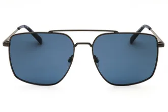 Nautica N106SP Polarized Rectangular Sunglasses - Gray