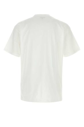 Carhartt Work in Progress Mens White Cotton Cheese Toast T-Shirt Exterior: Organic T-shirts And Polos