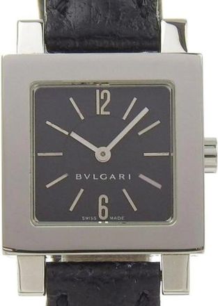 Bulgari Pre-owned Watches, female, Black, Size: ONE SIZE Pre-owned Vintage Stainless Steel Watch