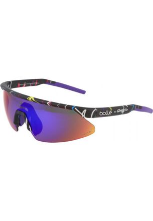 Bolle Womens BS032007 143 Micro Edge Sunglasses - Black - One Size