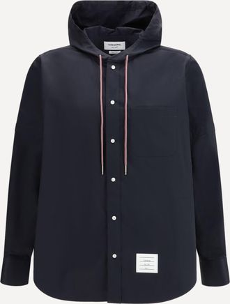 Thom Browne Nylon cotton hooded Jacket Male 4