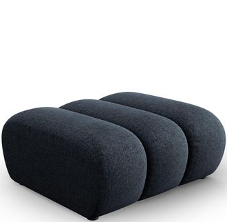 BLOOMINGLOFT Design Sitzpouf Lupine - Chenille-Bezug