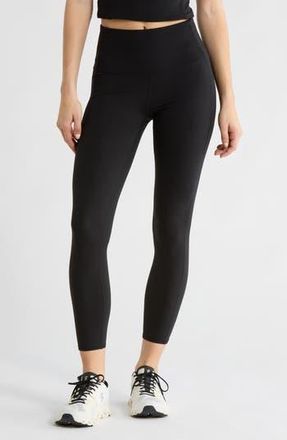 90 Degree by Reflex Elastic Free High Waist Ankle Leggings in Black at Nordstrom Rack, Size X-Small