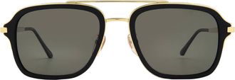 Chopard Polairzed Grey Navigator Unisex Sunglasses SCHG36 400P 55