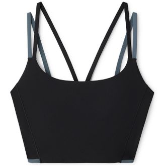 Rhone Womens Instinct Contrast Longline Bra Black XS