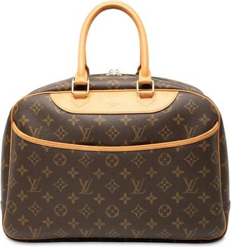 Louis Vuitton 2002 Monogram Deauville handbag - women - Leather/Fabric - One Size - Brown