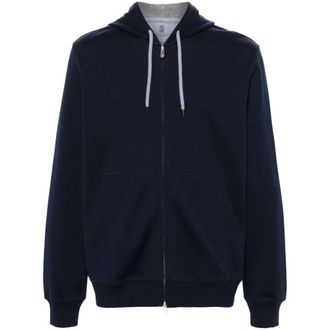 Brunello Cucinelli Hombre, Sudaderas, Azul, Talla: S