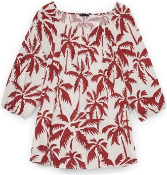 Fiorella Rubino Blouses - Dames - Blouses - Wit - 2XL - Overhemden