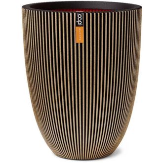 Capi Jarr&oacute;n Elegante Groove Negro Y Dorado 46x58 Cm Capi