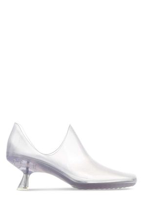 Loewe White Slip On Pumps
