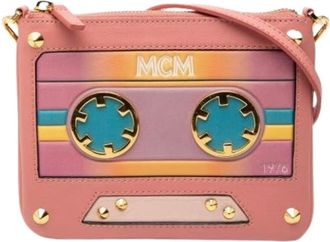 MCM Pre-owned Shoulder Bag - Dames - Pre-owned - Veelkleurig - Maat: ONE Size Leer