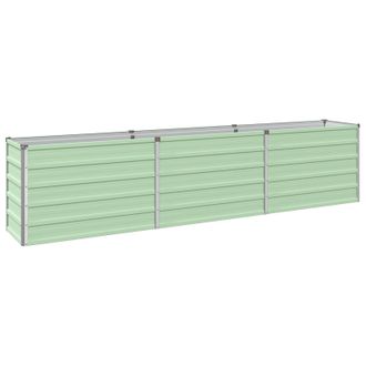 vidaXL Cama De Jard&iacute;n Elevada Verde Pastel 240 X 40 X 55 Cm Vidaxl