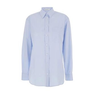 The Row Shirts, female, Blue, 2XS, Gavina Shirt