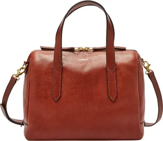 Fossil Womens Sydney Leather Satchel