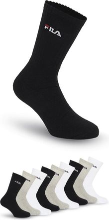 Fila Tennissocken FILA UNISEX CREW TENNIS FULL TERRY SOCKS, Damen, Gr. 35-38, classic, Baumwollmischung, normal, Socken Tennissocken, mit eingestrickem Log