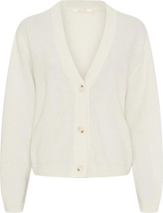 BTF-CPH Fijngebreid Kasjmier Vest - Dames - Cashmere truien - Wit - M - Kasjmier - Truien & Vesten