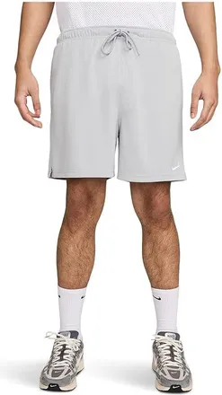 Nike Club Mesh Flow Shorts Mens Workout Light Smoke Grey/White : 2XL 7, Polyester