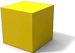 Kloris Farbiger Würfel Aus Kunstharz - Vielseitiger Hocker Und Ablage Für Innen & Außen