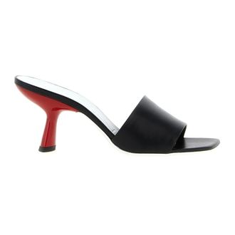 Vicini Heeled Mules, female, Black, 8 UK, Lavenue Sabot