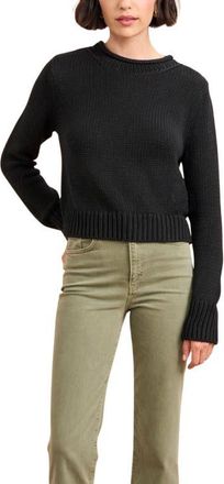 La Ligne Solid Mini Marina Sweater in Black at Nordstrom, Size X-Large