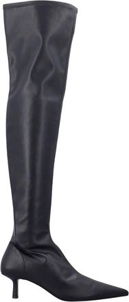 Senso Takoda Over-knee Boot - Dames - Over de knie laarzen - Zwart - 37 EU - Leer - Schoenen