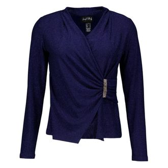 Joseph Ribkoff Donkerblauwe Tops 253789 - Dames - Longsleeves - Blauw - M - Tops