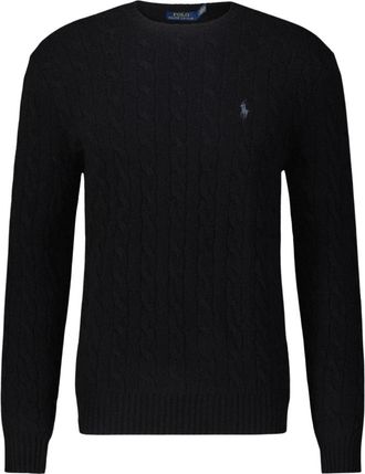 Polo Ralph Lauren Ronde hals gebreid - Heren - Ronde hals truien - Blauw - S - Wol - Truien & Vesten