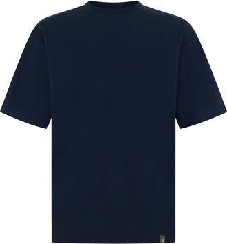 Boggi Milano crew-neck T-shirt - men - Cotton/Polyester/Spandex/Elastane - M - Blue