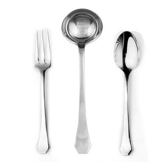 Mepra Moretto Serving Set - 3 Pieces in Silver at Nordstrom