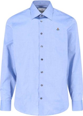 Vivienne Westwood Blue Ghost Cotton Long-Sleeve Shirt