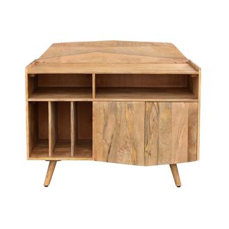 Miliboo Aparador Mueble De Almacenaje Vinilos En Mango Macizo Matahari
