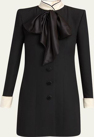 Valentino Garavani Crepe Couture Mini Dress