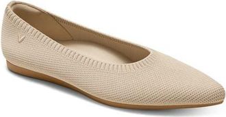 Vivaia Pointed-Toe Ballet Flats in Almond at Nordstrom, Size 9
