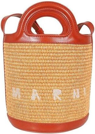 Marni Cotton Backet Bag - Dames - Schoudertassen - Oranje - ONE Size - Katoen - Tassen
