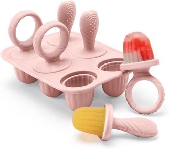No Brand Mini Moldes Reutilizables Para Paletas De Hielo. Aptos Para Beb&eacute;s Y Ni&ntilde;os, Moldes Con Palitos, Aptos Para Lavavajillas, Perfectos Para Paletas De Hiel