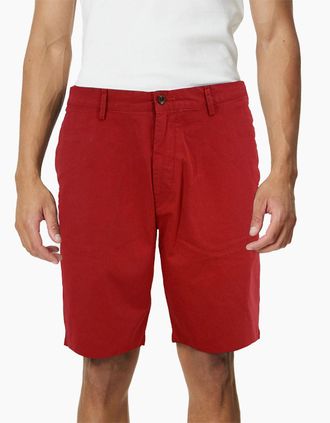 GANT Mens GANT Mens Chino Shorts Casual Cotton Knee Combat Summer Golf Half Pants Plain - Red - Size: 31/32