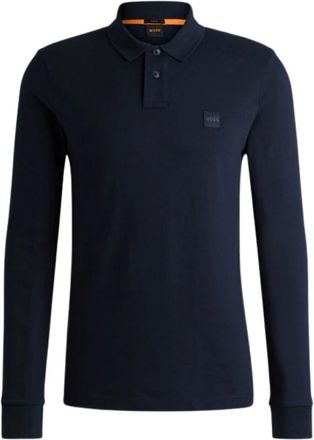HUGO BOSS Tops > Poloshirts - Heren - Polos - Blauw - XL - Tops