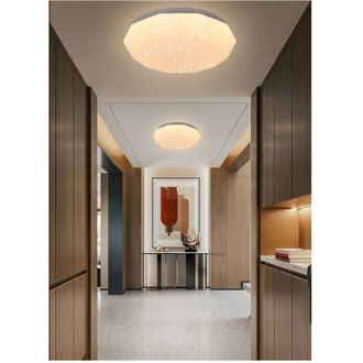 Trade Shop Trade Shop Traesio - Trade Shop - Plafoniera Da Soffitto 18 W Lampadario Lampada Luce Fredda Naturale Calda