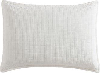 Calvin Klein Essential Garment Washed Cotton Jacquard Sham