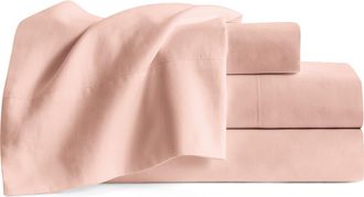 DKNY 300 Thread Count Sateen Sheet Set in Rose Smoke at Nordstrom Rack, Size Queen