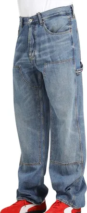 Tommy Jeans Blue Cotton Straight Jeans